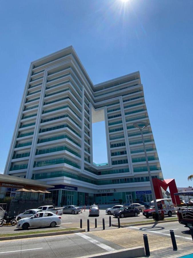 Condominio Torre Eme Frente Al Malecon Vista A La Ciudad Con Alberca Y Algo Al Mar Gimnacio 마사틀란 외부 사진